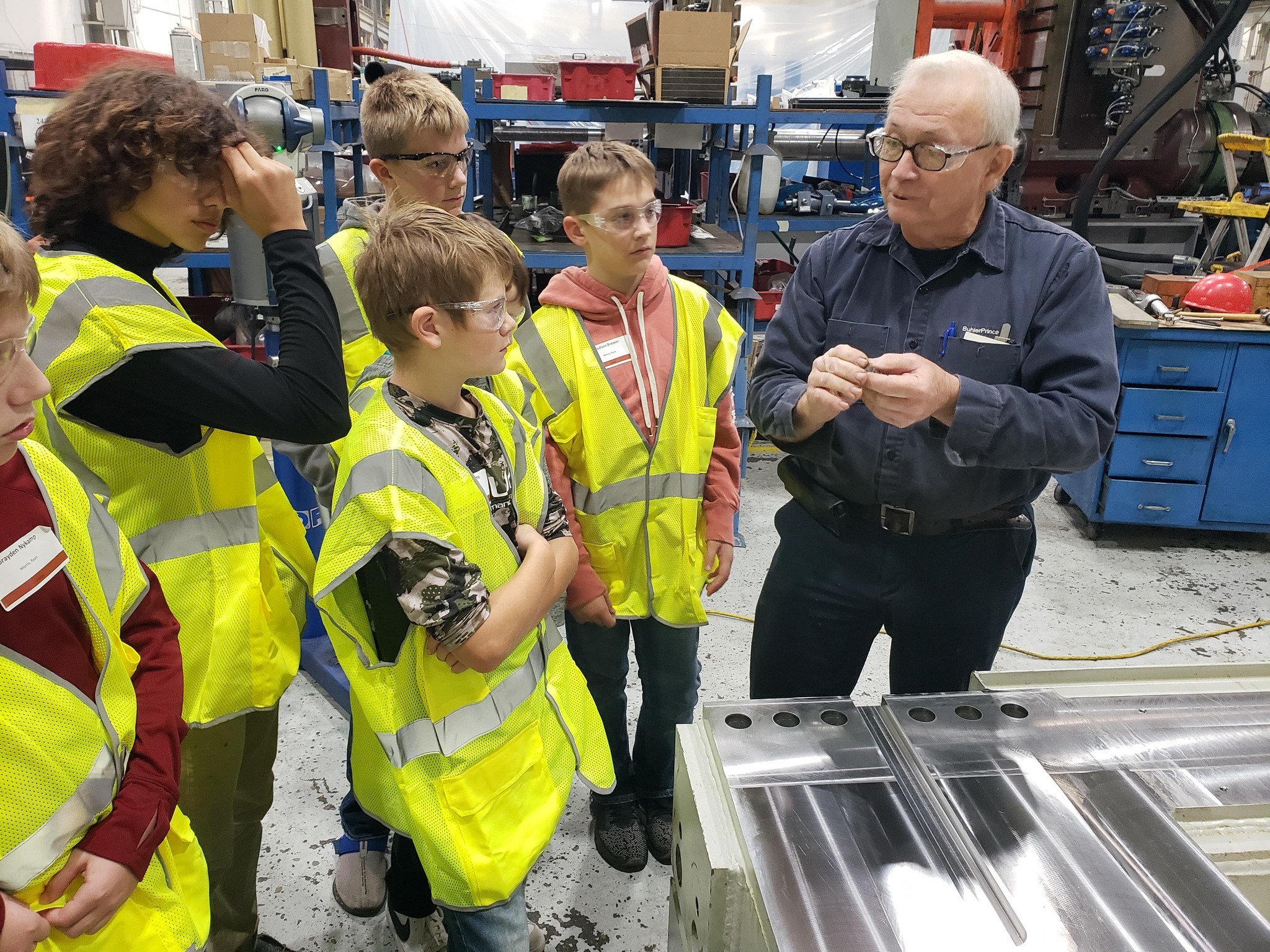 7th Grade Manufacturing Tours - 11/2/2022
