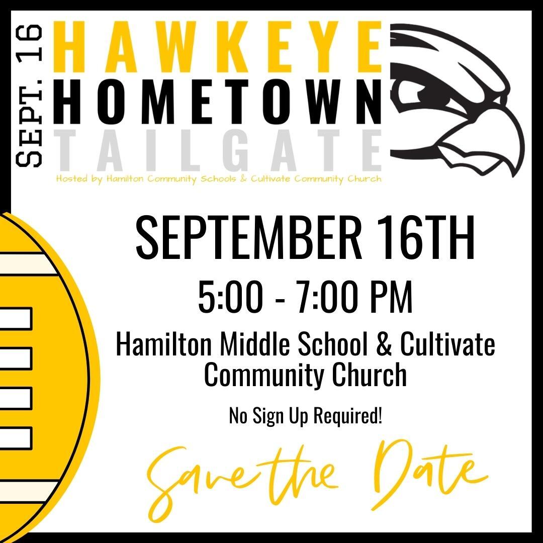 The Hawkeye Hometown Tailgate returns on September 16!