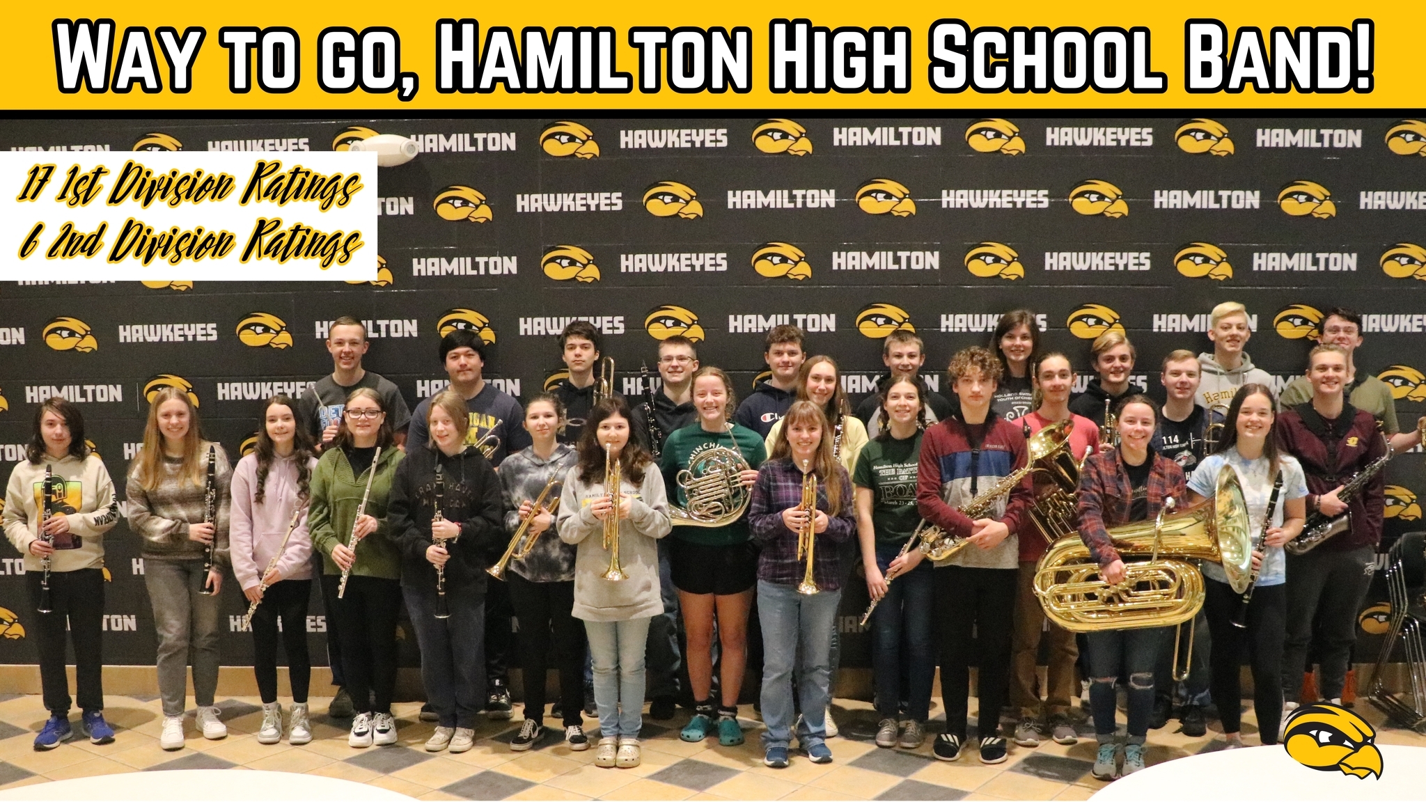 Hamilton High School band impresses at MSBOA District X Solo & Ensemble
